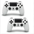 2 Packs Wireless Game Controller Compatible with Playstation 4, Dual
