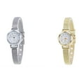 thumbnail image 1 of (2-Packs)Women Ladies Stainless Steel Women's Watches Mesh Band Wrist Watch Wind Up Watches for Men Gold, 1 of 5