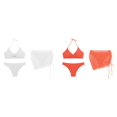 (2Packs)Women's 3 Piece Bathing Bikini Tops for Women Large Bust