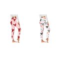 (2Packs)Womens Leggings Valentine Day Workout Leggings Women Plus Size