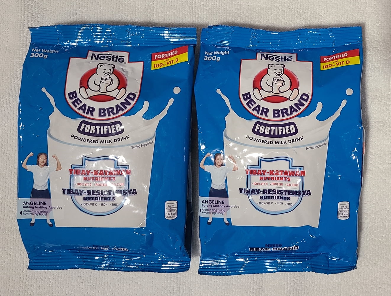 2 Packs of Bear Brand Powdered Milk 300g - Walmart.com
