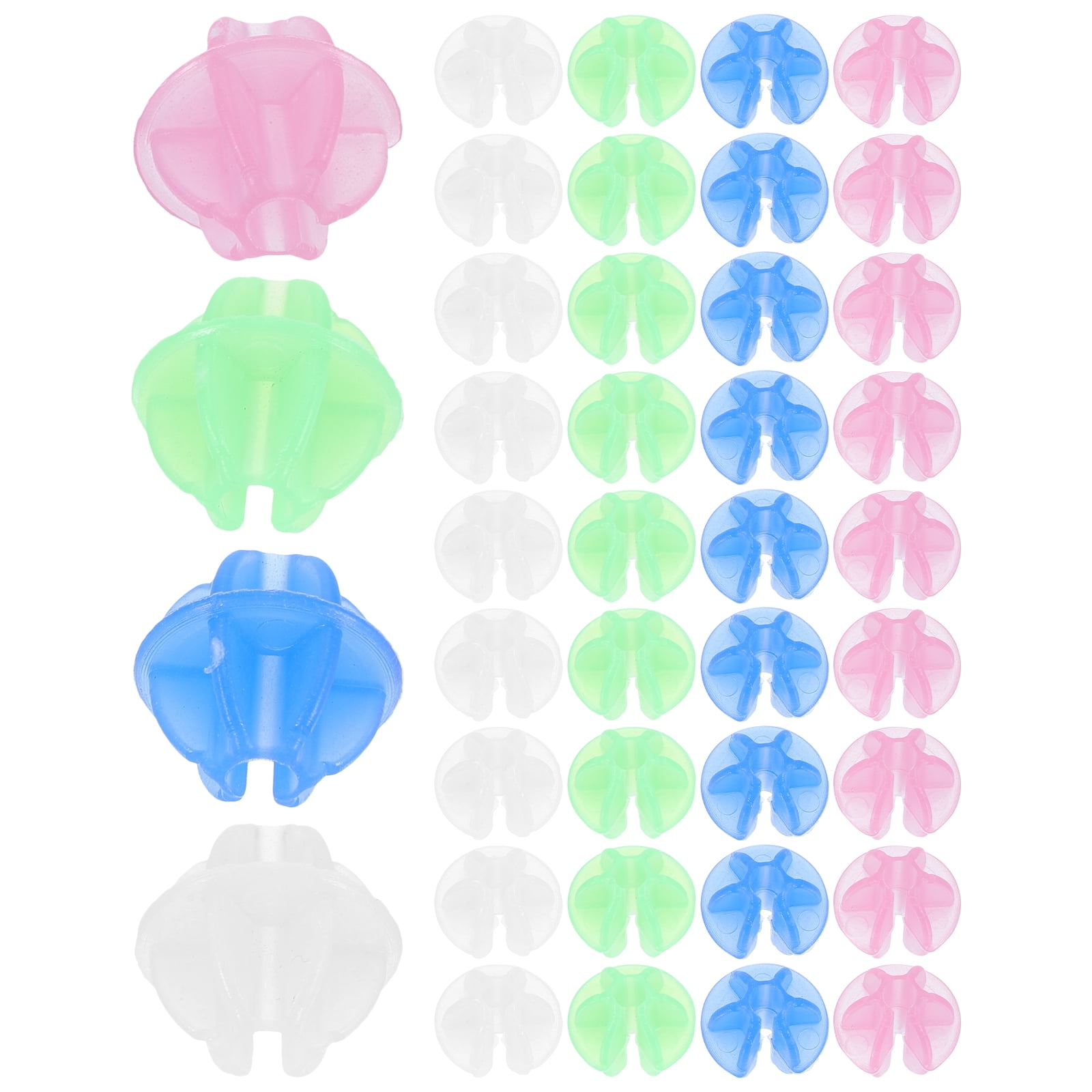 2 Packs of Bike Wheel Spoke Noctilucent Beads Bike Plastic Clip Spoke