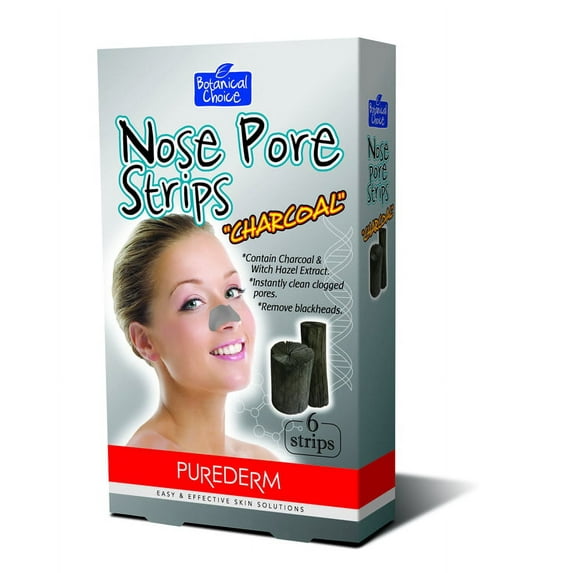 2 Packs of Nose Pore Strips "Charcoal" 6CT (Total 12ct)