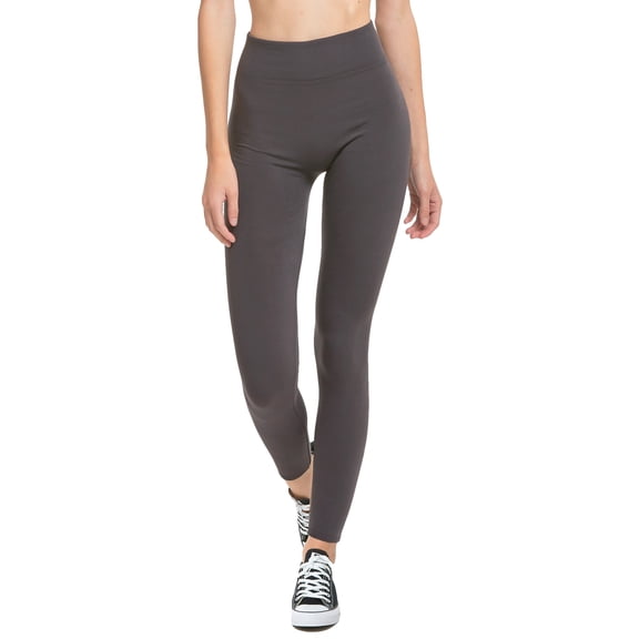 2 Packs of Sofra Plus Size Seamless High Waist Fleece Lined Warm Winter Leggings (Fits XL to 3XL)
