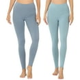 thumbnail image 1 of 2 Packs of Zenana Women Premium Cotton High Waist Full Ankle Length Leggings, 1 of 4