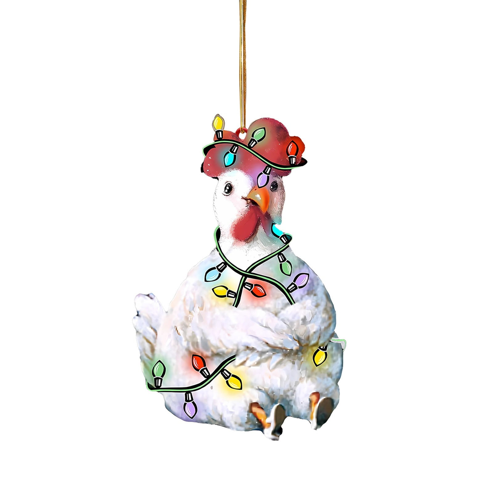 2 Packs by pugeha Hangs,Christmas Acrylic Hanging Ornament Christmas