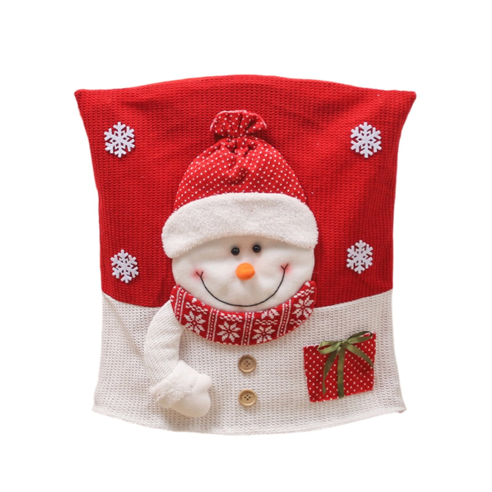 2 Packs by pugehaFurniture Protection,Christmas Chair 3D Snowman Chair