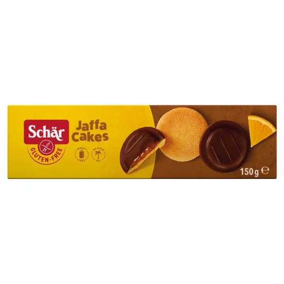 2 Packs x Schar Gluten Free Jaffa Cakes - 150g