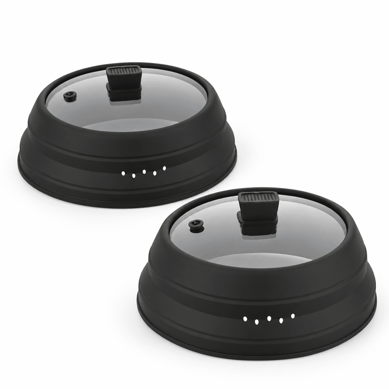 2 Packwave Splatter Cover Glguard Lid With Collapsible Silicone For ...