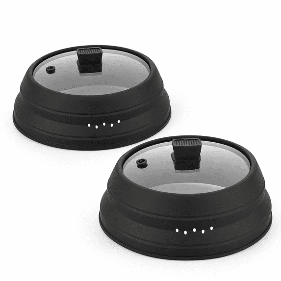 2 Packwave Splatter Cover Glguard Lid With Collapsible Silicone For ...