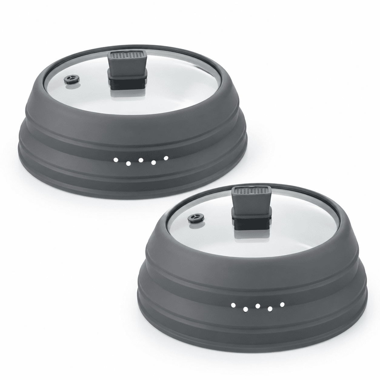 2 Packwave Splatter Cover Glguard Lid With Collapsible Silicone For ...
