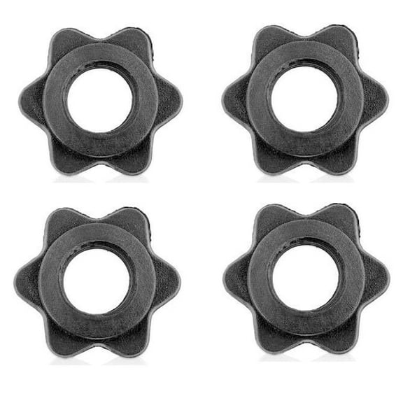 2 Pair/4 Pcs Weight Check Nut Spin Lock Screw Dumbbell Collars Barbell Bar Clips Standard Dumbbell Bar Spinlock Collars