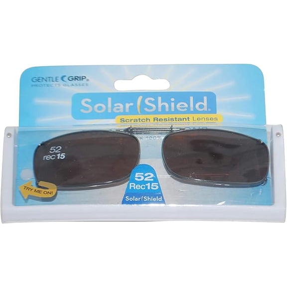 2 Pair 52 rec 15 solar shield Full Frame Polarized Sunglasses Driving Lens