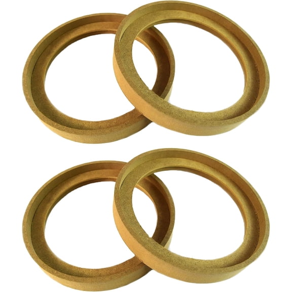 Audiopipe 8" MDF Wood Speaker Ring Recess with Bezel Fiber Glass Molds 2 Pairs