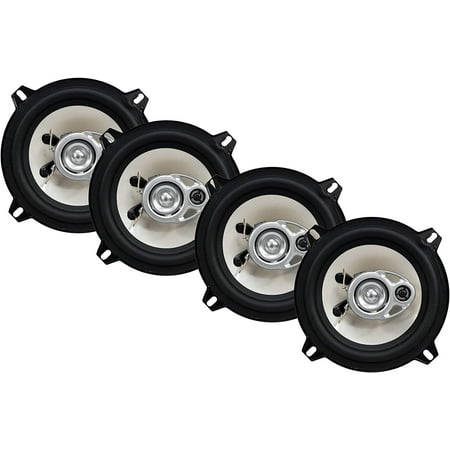 2 Pair Absolute BLS-5253 Blast Series 5.25 Inches 3 Way Car/Marine/ATV/UTV Speakers 560 Watts