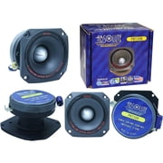 2 Pair Absolute USA PBT35B 3.5-Inch Titanium Bullet High Compression Tweeter with 10 Oz Ferrite Magnet for Car, Van, ATV, UTV, Marine, Boat, Motorcycle, Motorsports, and Competition