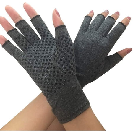2 Pair of Arthritis Gloves Compression Gloves for Men Women Computer Typing and Dailywork Hand Gloves for Arthritis Pain Relief - Rheumatoid & Osteoarthritis (Medium)