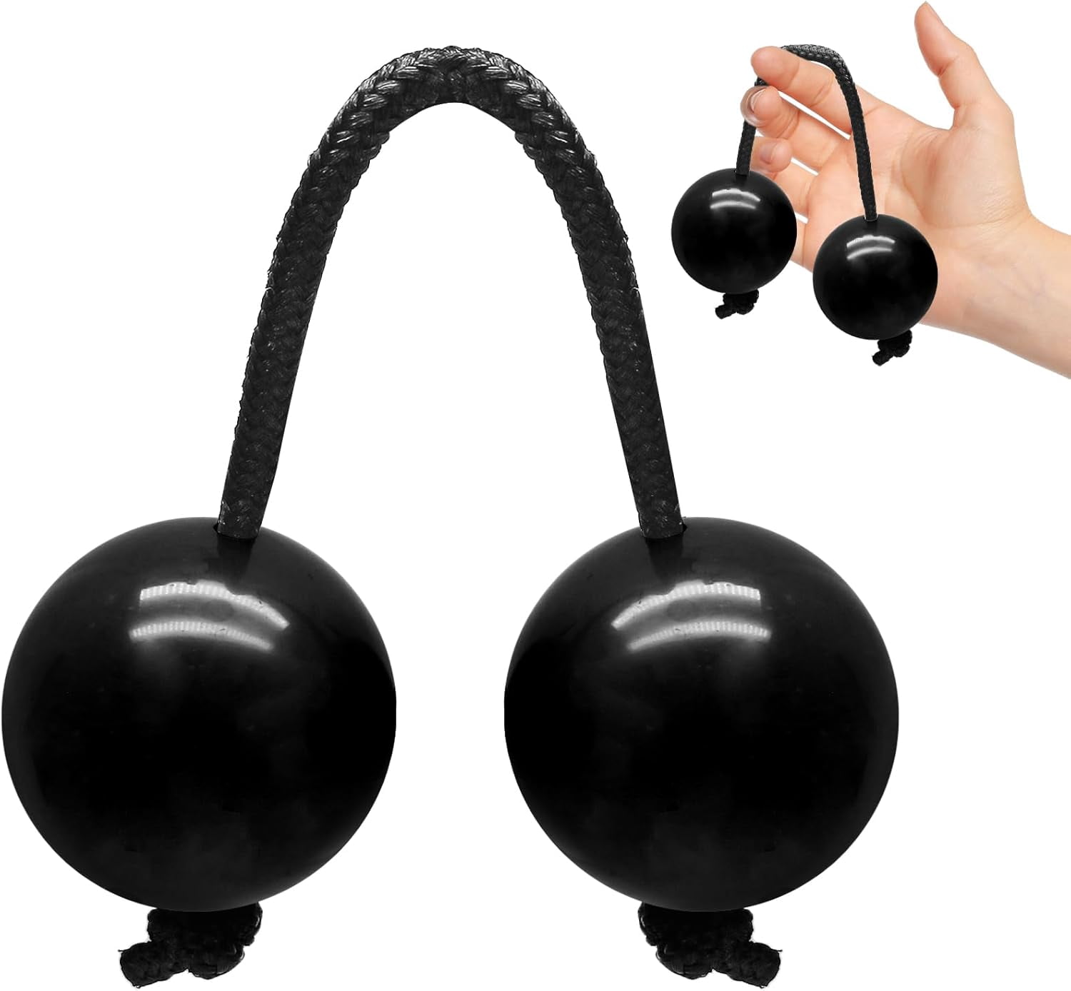 2 Pair Aslatua Shakers Kashaka Shaker Instrument, African Rhythmic Ball ...