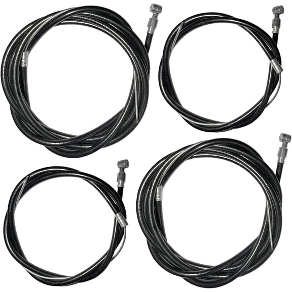2 Pair Bicycle Brake Cable Wire (Front and Rear) for Mountain/Road/MTB Bike