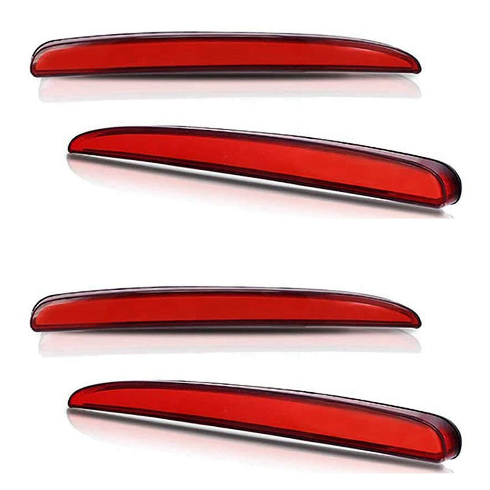 2 Pair Car LED Rear Bumper Fog Lamp Brake Light Dynamic Turn Signal ...