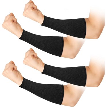 Level 5 Arm Protection Sleeves,Cut Resistant Knit Sleeves,Slash Resistant Safety Protective Arm Sleeves With Thumb Slot For Garden Kitchen Farm Work