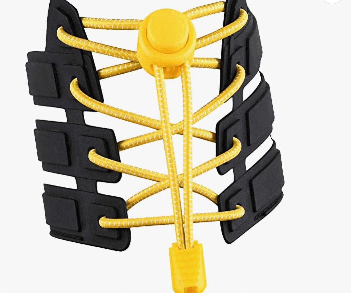 SUSWIM 2 Pair Elastic Shoe Laces No Tie Shoelaces for Adults and Kids