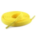 thumbnail image 1 of 2 Pair Flat Shoe laces Shoelaces for Athletic Running Sneakers Shoes Boot Strings-Bright Yellow&39.3inch/113cm, 1 of 5