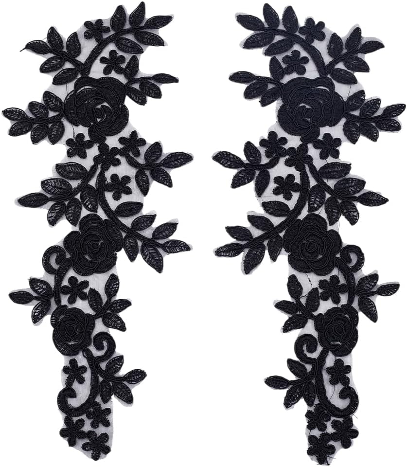 Applique Patches 3D Floral Lace Patch Little Flower Embroidery Lace ...