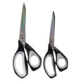 thumbnail image 1 of JubileeYarn Forged Titanium Fabric Shears Double Pack - 8.5" & 9.5" Black w/Grey - 10 Sets, 1 of 5