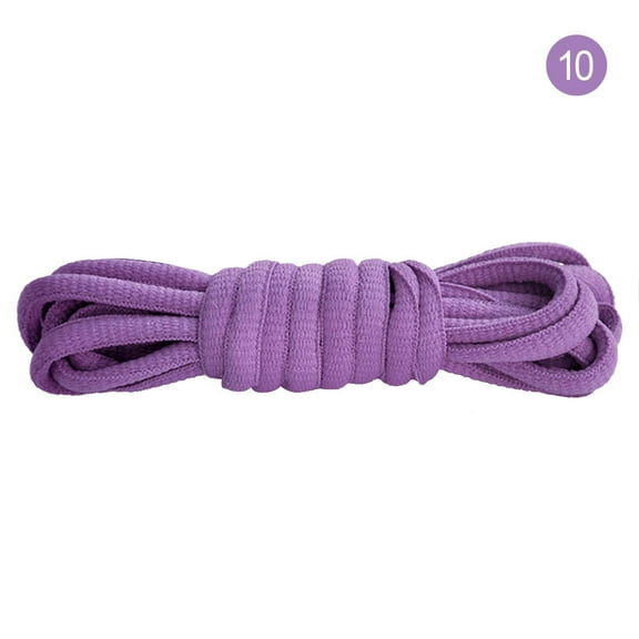 2 Pair Half Round Shoe Laces for Sneakers, 29 Colors Shoelaces for Sneakers, Athletic Shoelaces in 4 Different Lengths