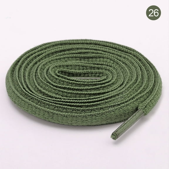 2 Pair Half Round Shoe Laces for Sneakers, 29 Colors Shoelaces for Sneakers, Athletic Shoelaces in 4 Different Lengths