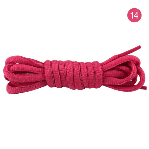 2 Pair Half Round Shoe Laces for Sneakers, 29 Colors Shoelaces for Sneakers, Athletic Shoelaces in 4 Different Lengths