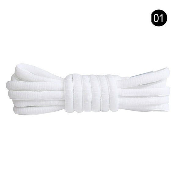 2 Pair Half Round Shoe Laces for Sneakers, 29 Colors Shoelaces for Sneakers, Athletic Shoelaces in 4 Different Lengths