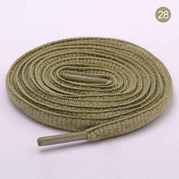 2 Pair Half Round Shoe Laces for Sneakers, 29 Colors Shoelaces for Sneakers, Athletic Shoelaces in 4 Different Lengths