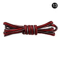 thumbnail image 1 of 2 Pair Half Round Wave Shoe Laces for Sneakers, 14 Colors Shoelaces for Sneakers, Athletic Shoelaces in 5 Different Lengths, 1 of 5