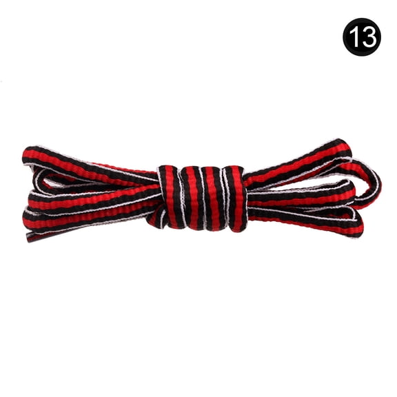 2 Pair Half Round Wave Shoe Laces for Sneakers, 14 Colors Shoelaces for Sneakers, Athletic Shoelaces in 5 Different Lengths