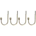 thumbnail image 1 of KALLORY Beige U-Shaped Curtain Hooks for Home Decor, Easy to Install, 2 Pairs, and Stylish Window Accessories, 1 of 6