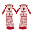 thumbnail image 1 of 2 Pair Holding Hands Socks Christmas Socks Funny Magnetic Suction 3D Doll Couple Socks Unisex Couple Socks, 1 of 8