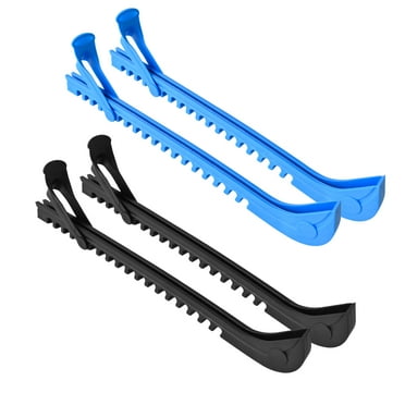 2 Pair Ice Skate Guards Ice Skate Blade Covers Skate Blade Protector Adjustable Skate Guards for Hockey or Figure Skating
