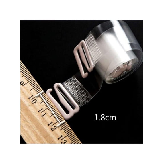 2 Pair Invisible Clear Bra Straps Multiple Widths