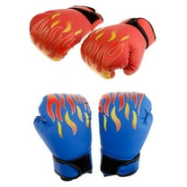 2 Pair Kid PU Foam Padded Boxing Glove