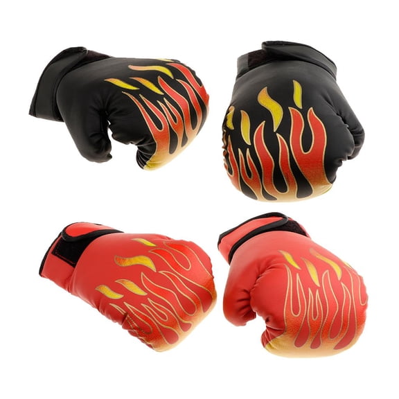 2 Pair Kids Boxing Gloves Punch Bag for Boy Girl MMA Kickboxing