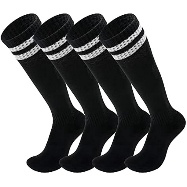 2 Pair Kids Football Socks for 512 Years Old Breathable Sports