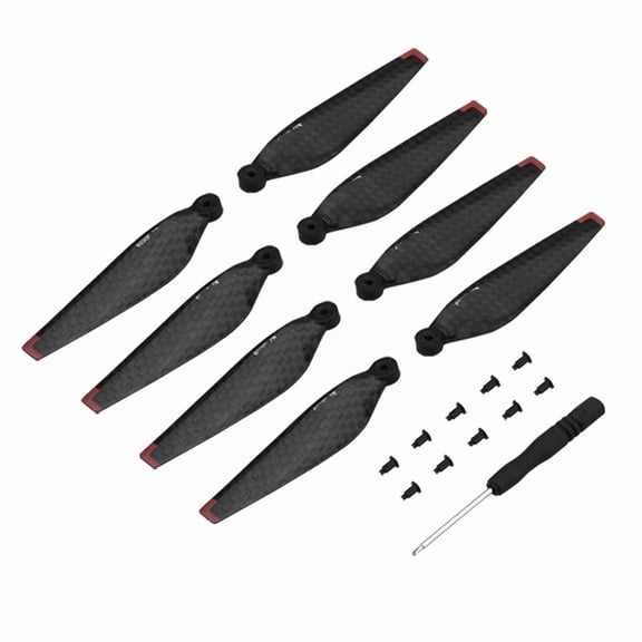2 Pair Low Noise Propellers Compatible for MIINI 3, Drone Carbon Fiber Propeller Blades Quadcopter Drone Propeller Props Quick Release Propeller Replacement(Sold without manufacturer warranty)