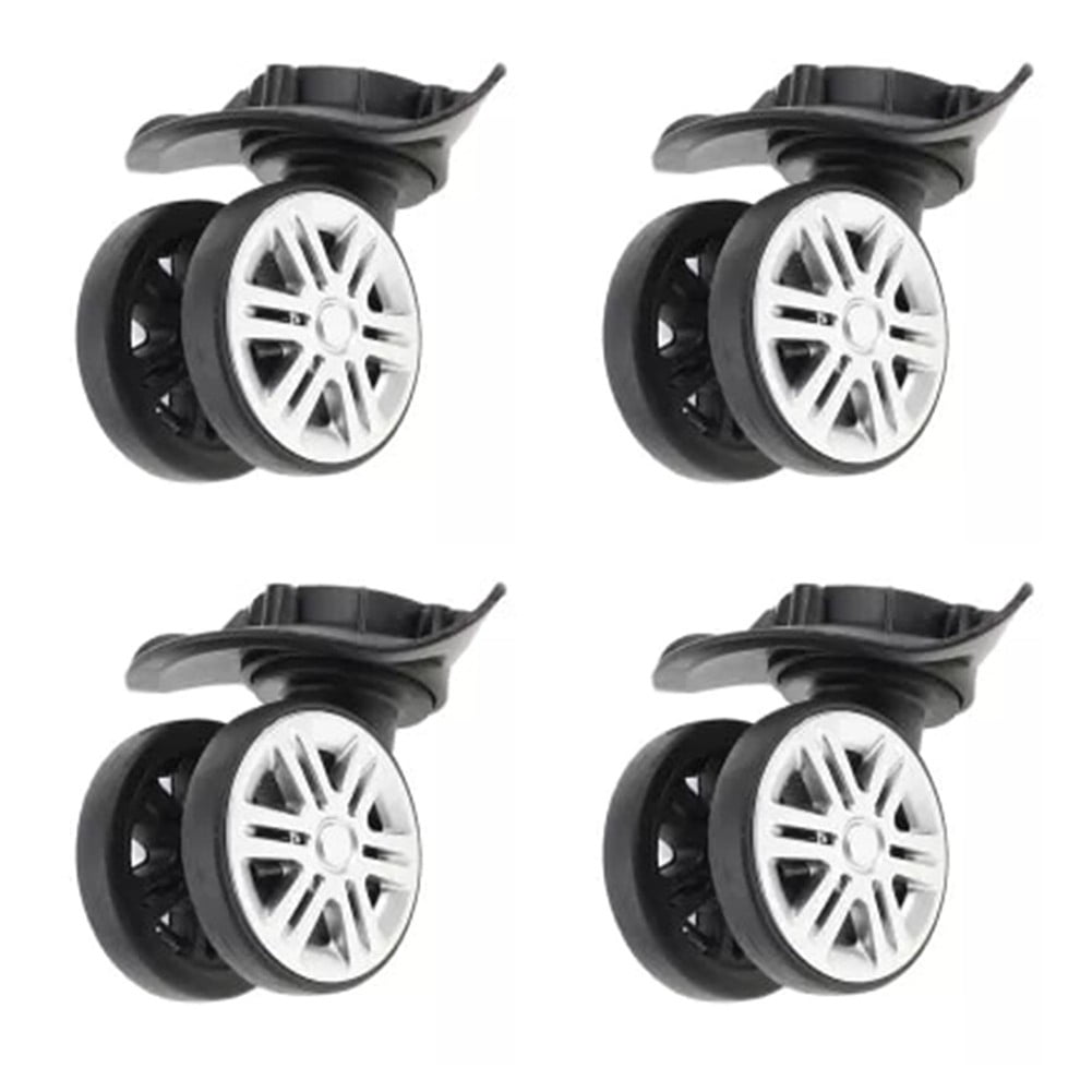 2 Pair Luggage Replacement Wheels Suitcase Wheel Repair Replace