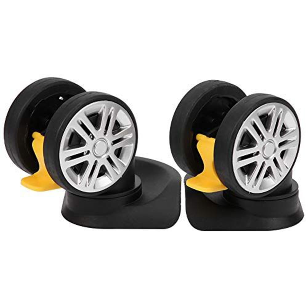 2 Pair Luggage Replacement Wheels Suitcase Wheel Repair Replace