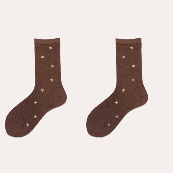 2 Pair Mid-tube Elastic Soft Mid-Tube Socks Comfortable High-top College Style Mid-tube Socks Men Hosiery Cotton Socks Sports Casual Socks