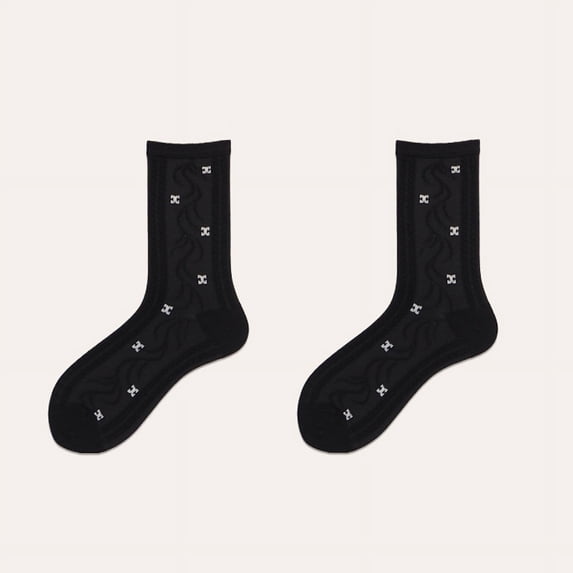 2 Pair Mid-tube Elastic Soft Mid-Tube Socks Comfortable High-top College Style Mid-tube Socks Men Hosiery Cotton Socks Sports Casual Socks