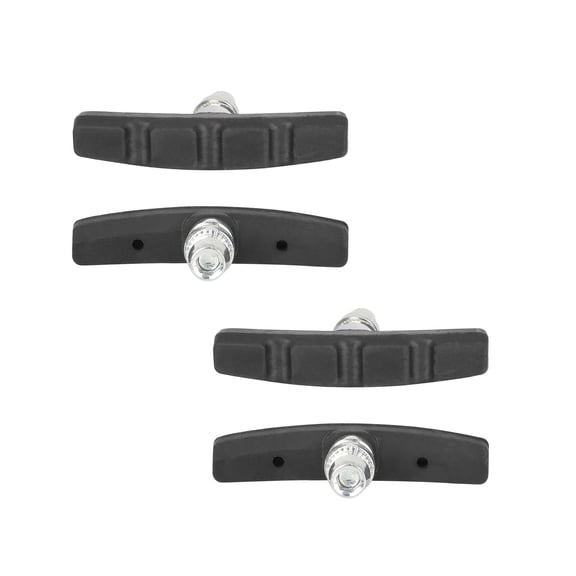 2 Pair Mountain Bicycles Brake Block Bike V Brake Pad for Road Bicycles, Rubber V Brake Pad Set for Bicycles Wheel