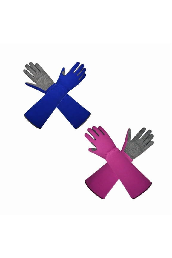 2-Pair Multi-Use 3-in-1 Gloves: Sturdy, Non-Slip & Airy for Outdoor Activities & Household Chores